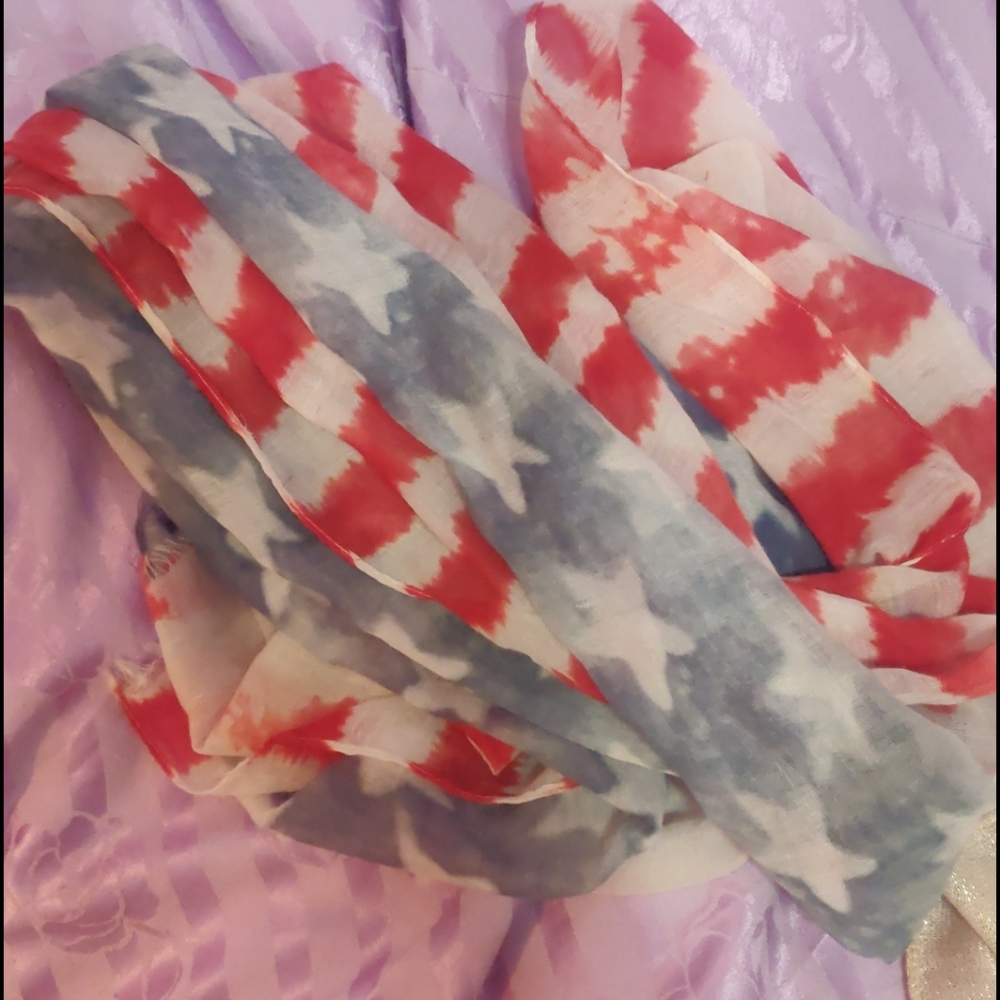 American flag scarf